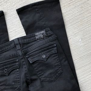 True Religion•Black Flare Jeans